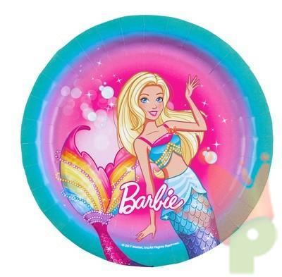 PIATTI 18CM BARBIE DREAMTOPIA 8PZ