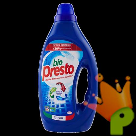 LIQUIDO LAVATRICE BIO PRESTO 19LAV SENS BLU