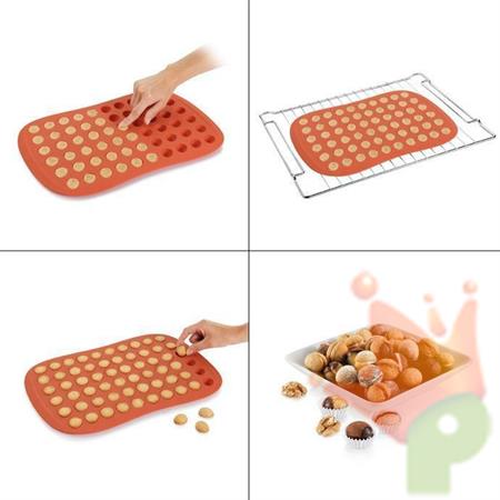 STAMPO PER DOLCETTI A FORMA DI NOCE DELICIA SiliconPRIME