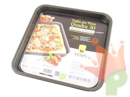 TEGLIA PER PIZZA QUADRATA 30X30XH.3CM