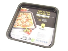 TEGLIA PER PIZZA QUADRATA 30X30XH.3CM