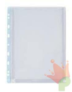 BUSTA 4 FORI TRASPARENTE 22X30 50PZ