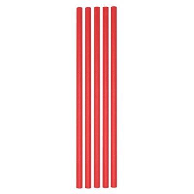 CANNUCCE ECOLOR IN CARTA D. 0,5CM ROSSO H. 20CM 50PZ