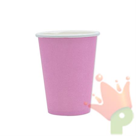BICCHIERI 200CC ECOLOR ROSA 25PZ