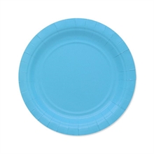 PIATTI 18CM ECOLOR CELESTI 25PZ
