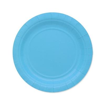 PIATTI 18CM ECOLOR CELESTI 25PZ