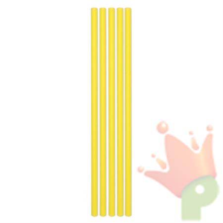 CANNUCCE ECOLOR IN CARTA D. 0,5CM GIALLE H. 20CM 50PZ