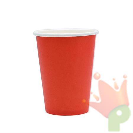 PIATTI 18CM ROSSO ECOLOR 25PZ