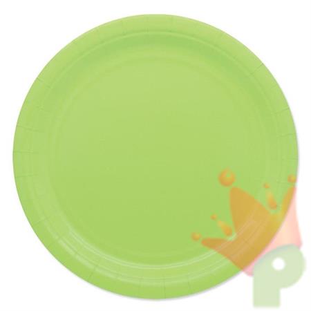 PIATTI 24CM ECOLOR VERDE MELA 25PZ