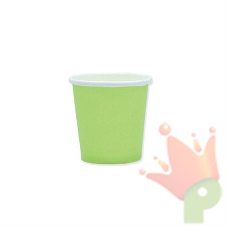 BICCHIERI 80CC ECOLOR VERDE MELA 25PZ