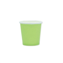 BICCHIERI 80CC ECOLOR VERDE MELA 25PZ