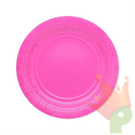 PIATTI 18CM ECOLOR FUCSIA 25PZ