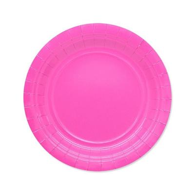 PIATTI 18CM ECOLOR FUCSIA 25PZ