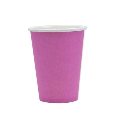 BICCHIERI 200CC ECOLOR FUCSIA 25PZ