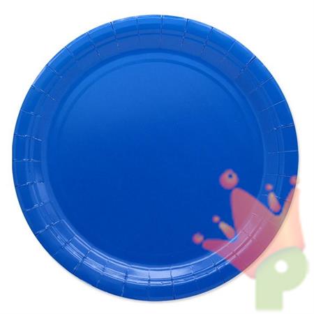 PIATTI 24CM ECOLOR BLU 25PZ