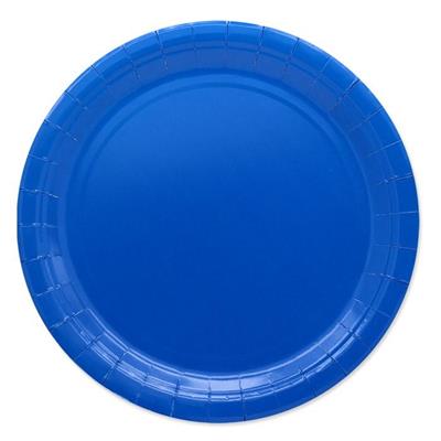 PIATTI 24CM ECOLOR BLU 25PZ