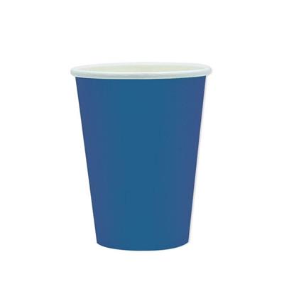 BICCHIERI 200CC ECOLOR BLU 25PZ