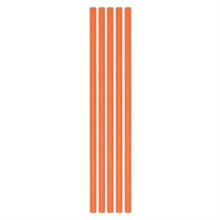 CANNUCCE ECOLOR IN CARTA D. 0,5 ARANCIO H. 20CM 50PZ