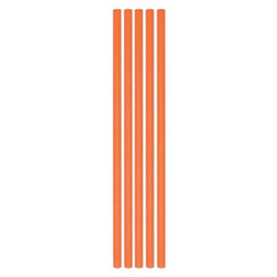 CANNUCCE ECOLOR IN CARTA D. 0,5 ARANCIO H. 20CM 50PZ
