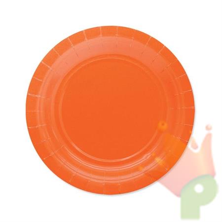 PIATTI 18CM ECOLOR ARANCIO 25PZ