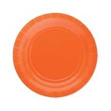 PIATTI 18CM ECOLOR ARANCIO 25PZ