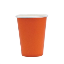 BICCHIERI 200CC ECOLOR ARANCIO 25PZ