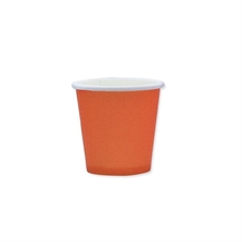 BICCHIERI 80CC ECOLOR ARANCIO 25PZ