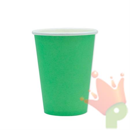 BICCHIERI 200CC ECOLOR VERDI 25PZ