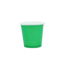 BICCHIERI 80CC ECOLOR VERDI 25PZ