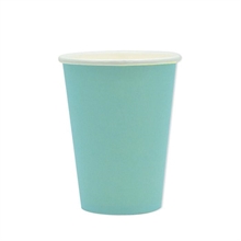 BICCHIERI 200CC ECOLOR ACQUA MARINA 25PZ