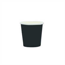 BICCHIERI 80CC ECOLOR NERI 25PZ