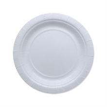 PIATTI 18CM ECOLOR BIANCHI 25PZ