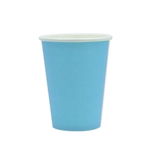BICCHIERI 200CC ECOLOR CELESTI 25PZ