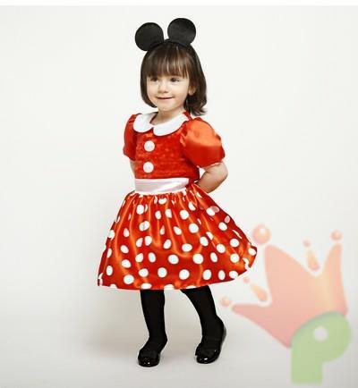 COSTUME MINNIE ROSSA TG. 6-12 MESI
