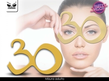 OCCHIALI GLITTER 30 ANNI ORO
