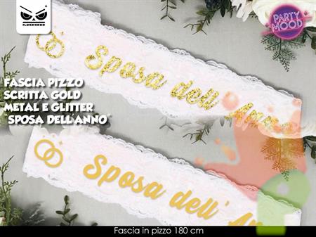 FASCIA SPOSA DELL'ANNO