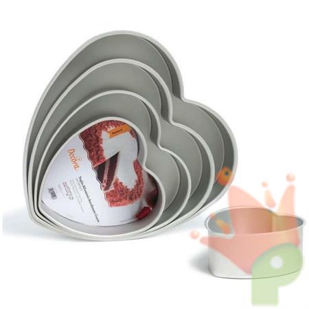 TEGLIA PROFESSIONALE 35XH.7,5CM ANODIZZATA CUORE