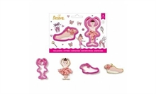 SET 2 TAGLIAPASTA BALLERINA E SCARPETTA PLASTICA