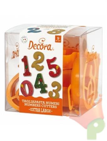 KIT 9 TAGLIAPASTA NUMERI GIGANTI