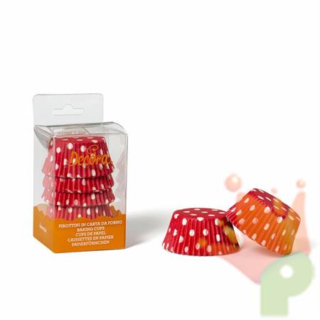 PIROTTINI 50X32MM POIS ROSSO 75PZ