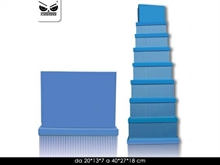 SCATOLA AZZURRA 28X37XH.16CM