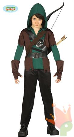 COSTUME ARCIERE OSCURO TG. 10-12 ANNI