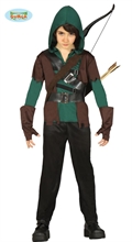 COSTUME ARCIERE OSCURO TG. 10-12 ANNI