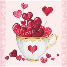 TOVAGLIOLI 33X33 CUP OF HEARTS 20PZ