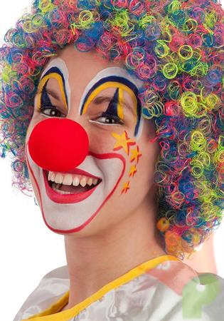 NASO CLOWN ROSSO IN SPUGNA 4,5 CM