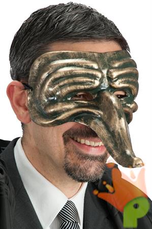 MASCHERA MEZZO CON NASO LUNGO