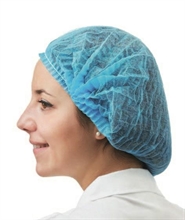 CUFFIA MONOUSO BLU IN TNT 50CM 100PZ