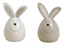 CONIGLIO IN CERAMICA 2 COL ASS 8X14X8CM
