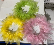 GHIRLANDA DI PIUME 3ASS 25X25X6CM