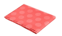 TOVAGLIE PIEGATE 140X240CM TNT 50GR POIS ROSSO